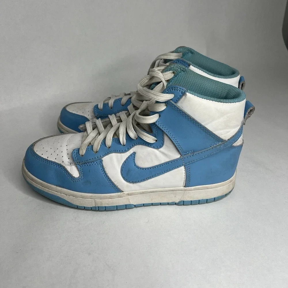 Nike High Tops Blue DD1869-107 Boys 5.5 Women's Size 7.5‎ Basketball Tennis Shoe